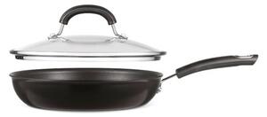 Circulon Total Non-Stick Hard Anodised Aluminium Skillet Pan with Lid, 31cm