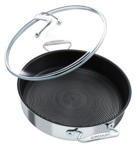 Circulon C Series Stainless Steel Saute Pan with Lid, 30cm