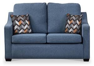 Charlcote Faux Linen Fabric 2 Seater Double Sofa Bed | Grey Blue & More
