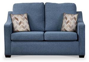Charlcote Faux Linen Fabric 2 Seater Double Sofa Bed | Grey Blue & More