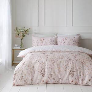 Watercoloured Floral Duvet Cover & Pillowcase Set