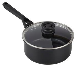 Ninja ZEROSTICK Hard Anodised Classic Saucepan with Lid, 18cm