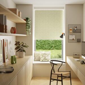 Tenby Moss Green Blackout Roller Blind