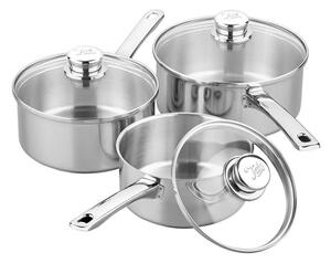Tala Performance Classic Stainless Steel 3 Piece Saucepan Set