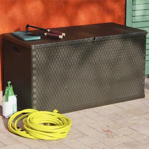 Cudahy Polypropylene Garden Storage Box In Brown