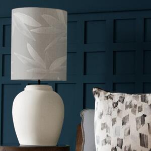 Evora Table Lamp with Silverwood Shade