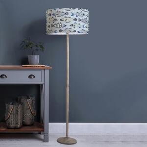 Solensis Floor Lamp with Cove Shade