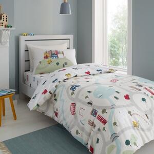 Bianca Transport Cotton Duvet Cover & Pillowcase Set