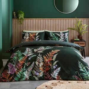 Rhapsody Green Fern Luxury Velvet Duvet Cover & Pillowcase Set