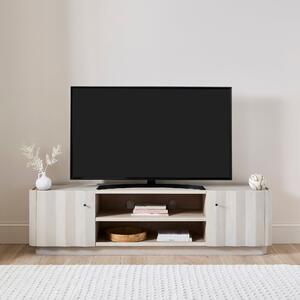 Willa Extra Wide Tv Unit for Tvs Up To 80,mango Wood Blue