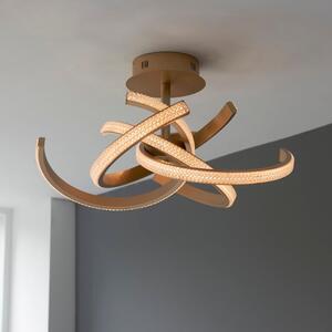 Vogue Sierra 4 Light Semi Flush Ceiling Light