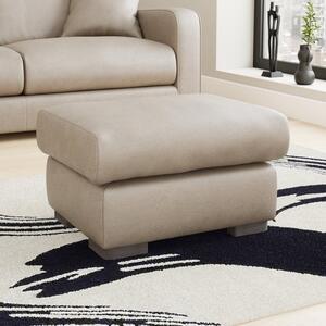 Carson Faux Leather Footstool