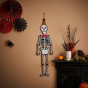Skeleton Hanging Decoration Black and white