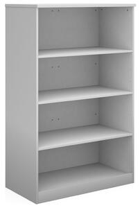 All White Premium High Capacity Bookcases