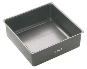 MasterClass Non Stick Deep Loose Base Cake Pan Square 16.5cm