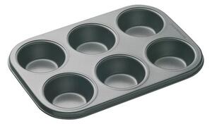 MasterClass Non Stick 6 Cup Deep Baking Pan 27cm x 18cm