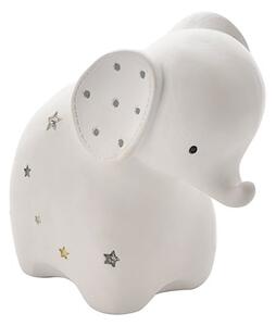 Bambino White Resin Money Box - Elephant