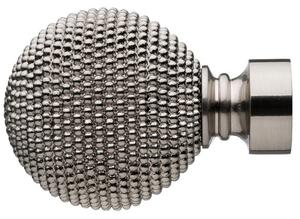 Mix and Match Satin Silver Studded Ball 28cm Finials