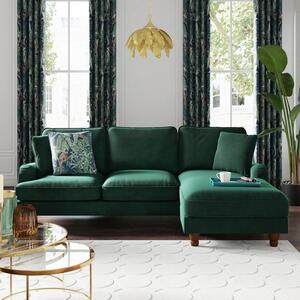 Beatrice Matte Velvet Right Hand Corner Chaise