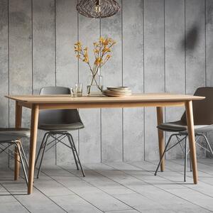 Manila 6 Seater Dining Table, Oak