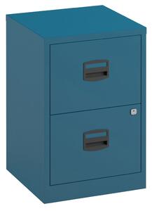 Bisley A4 Home Office Filing Cabinet, Blue