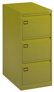 Bisley Economy Filing Cabinet (Swan Handle), Green