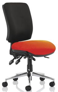 Praktikos Two Tone Medium Back Posture Operator Chair, Tabasco Red