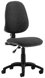 Lunar 1 Lever Operator Chair With No Arms, Charcoal