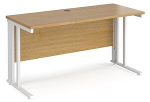 Alcott Cable Managed Narrow Rectangular Home Office Desk