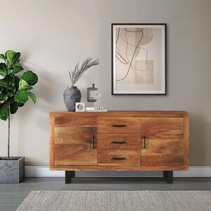 Indus Valley Lex 2 Door 3 Drawer Sideboard