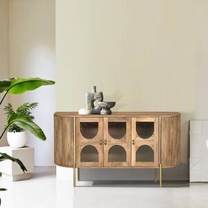 Indus Valley Orbit 3 Door Glass Sideboard