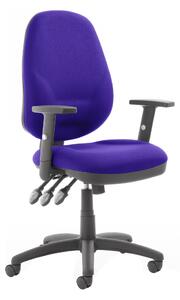 Lunar Plus XL Operator Chair (Adjustable Arms), Tansy Purple