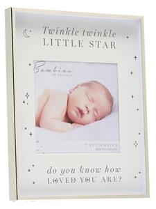 Bambino Metal Plated Twinkle Twinkle Photo Frame