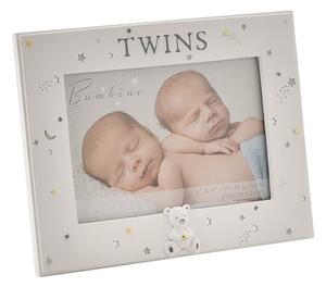 Bambino Resin Twins Photo Frame