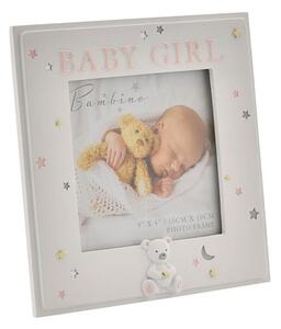 Bambino Resin Baby Girl Photo Frame