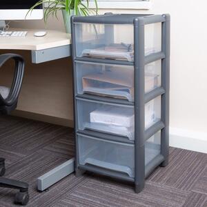 Wham Deep 4 Drawer Storage Tower Unit