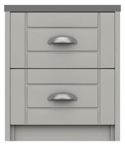 Darwin 2 Drawer Bedside Table