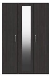 Florine Triple Wardrobe, Mirrored