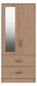 Florine Double 2 Drawer Wardrobe