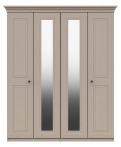 Portia 4 Door Wardrobe, Mirrored