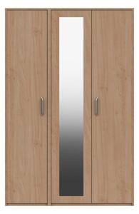 Florine Triple Wardrobe, Mirrored