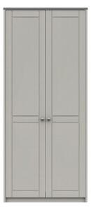 Darwin Double Wardrobe, Grey