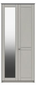 Darwin Double Wardrobe, Grey