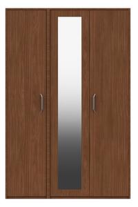 Florine Triple Wardrobe, Mirrored