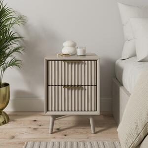 Neena 2 Drawer Bedside Table