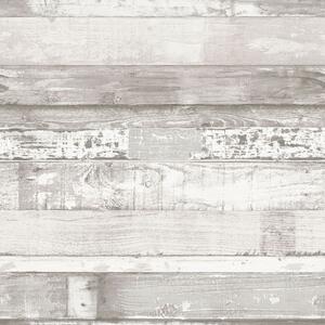 Noordwand Homestyle Wallpaper Wood Off-white and Grey