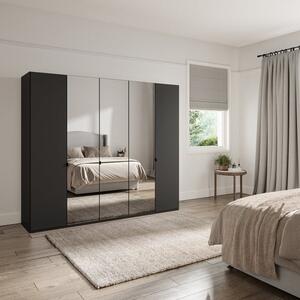 Wiemann Kahla 5 Door Mirrored Wardrobe