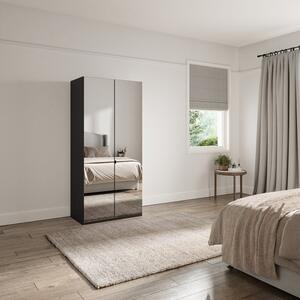 Wiemann Kahla 2 Door Mirrored Wardrobe