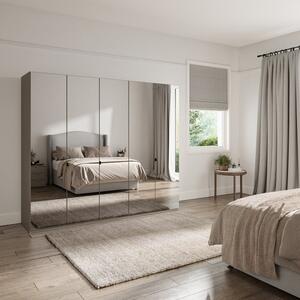 Wiemann Kahla 5 Door Mirrored Wardrobe