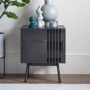 Englewood 1 Door Side Table, Black